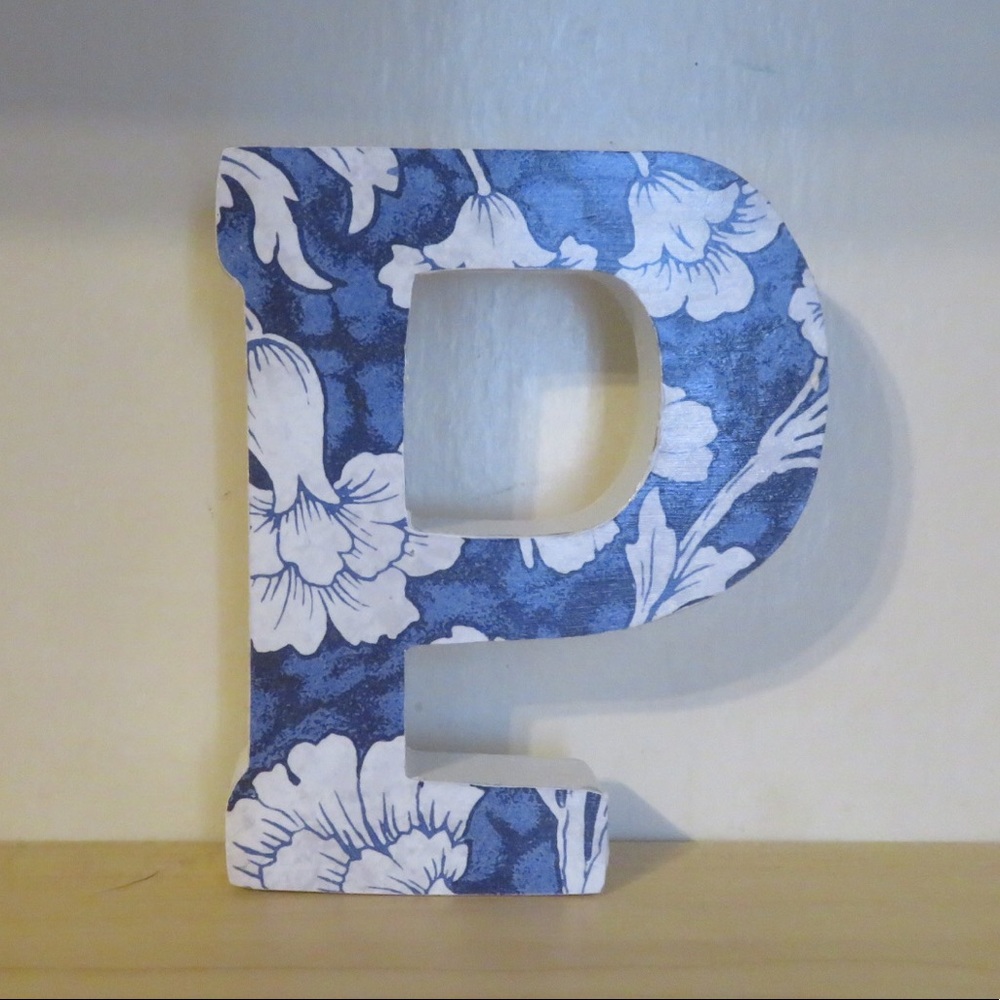 4 3/4 in. wooden letters
